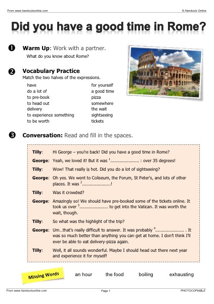 Worksheet Example