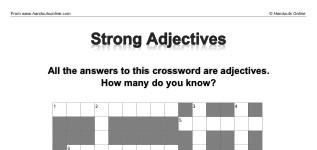 Strong Adjectives (part 1)