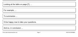 The Language of Presentations (part 3)