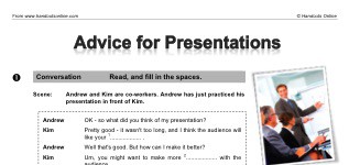 Advice for Presentations (part 1)