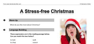 A Stress-free Christmas (part 1)