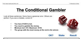 The Conditional Gambler (part 1)