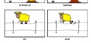 Prepositions of Location Flashcards (Large) (part 2)