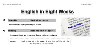 English in Eight Weeks! (part 1)