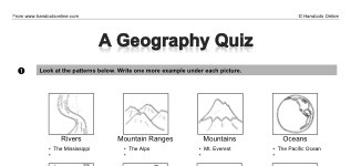 A Geography Quiz (part 1)