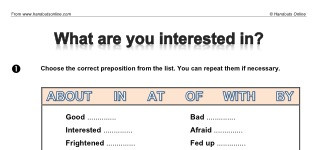 What are you Interested in? (part 1)