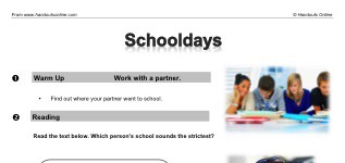 Schooldays (part 1)