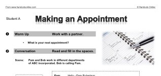 Making an Appointment (part 1)