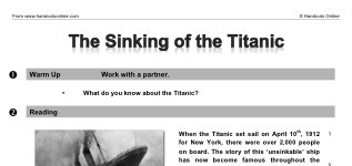 The Sinking of the Titanic (part 1)