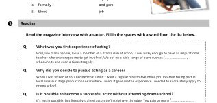 Career Choices: The Actor (part 2)