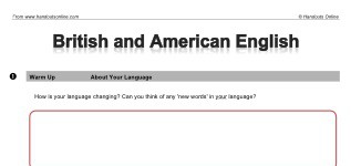 British and American English (part 1)