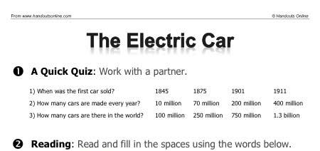 The Electric Car (part 1)