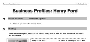 Business Profiles: Henry Ford (part 1)