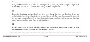 Advice for Interviews (part 3)