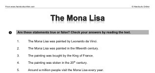 The Mona Lisa (part 1)