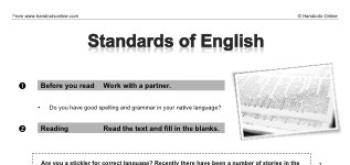 Standards of English (part 1)