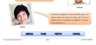 Could you become a vegetarian? (part 3)