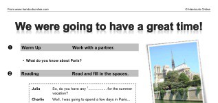 We were going to have a great time! (part 1)