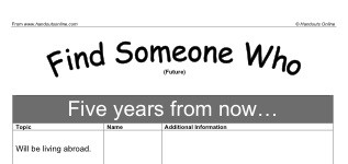 Find Someone Who (Future) (part 1)
