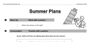 Summer Plans (part 1)
