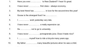 A Quick Irregular Verb Test (part 2)