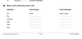A Quick Irregular Verb Test (part 3)