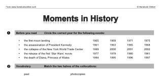 Moments in History (part 1)