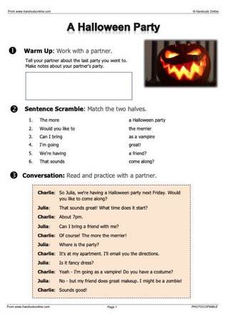 A Halloween Party