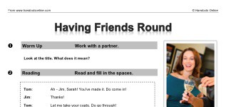 Having Friends Round (part 1)