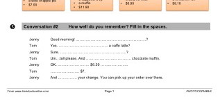 Ordering Coffee (part 3)