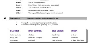Ordering at a Restaurant (part 2)