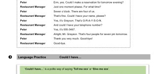 Making a Restaurant Reservation (part 2)