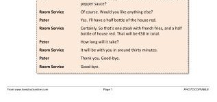 Ordering Room Service (part 3)