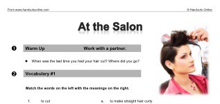 At the Salon (part 1)