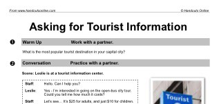 Asking for Tourist Information (part 1)