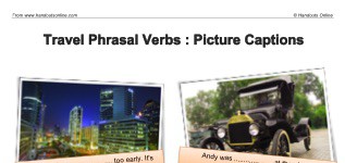 Travel Phrasal Verbs (part 1)